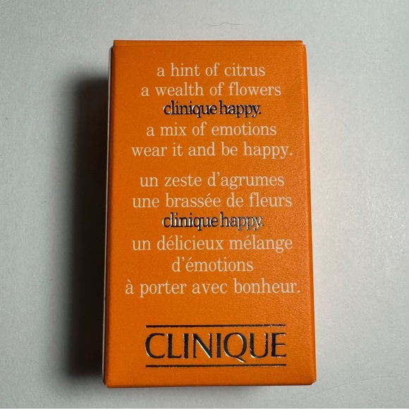 Clinique Happy Perfume Spray Mini Travel Size .14oz EDP Hypoallergenic Parfum - Picture 2 of 5